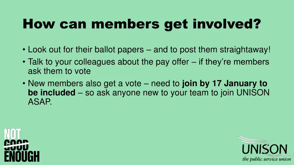 how can members get involved