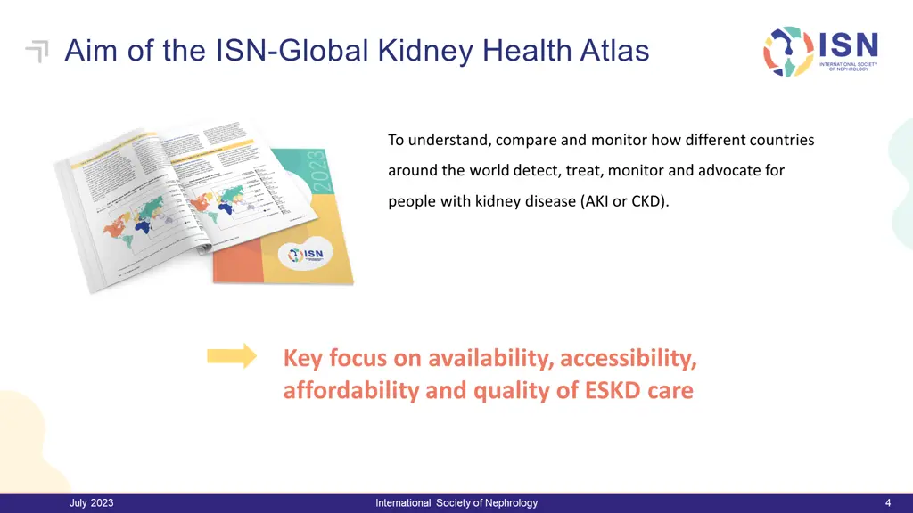 aim of the isn global kidney health atlas