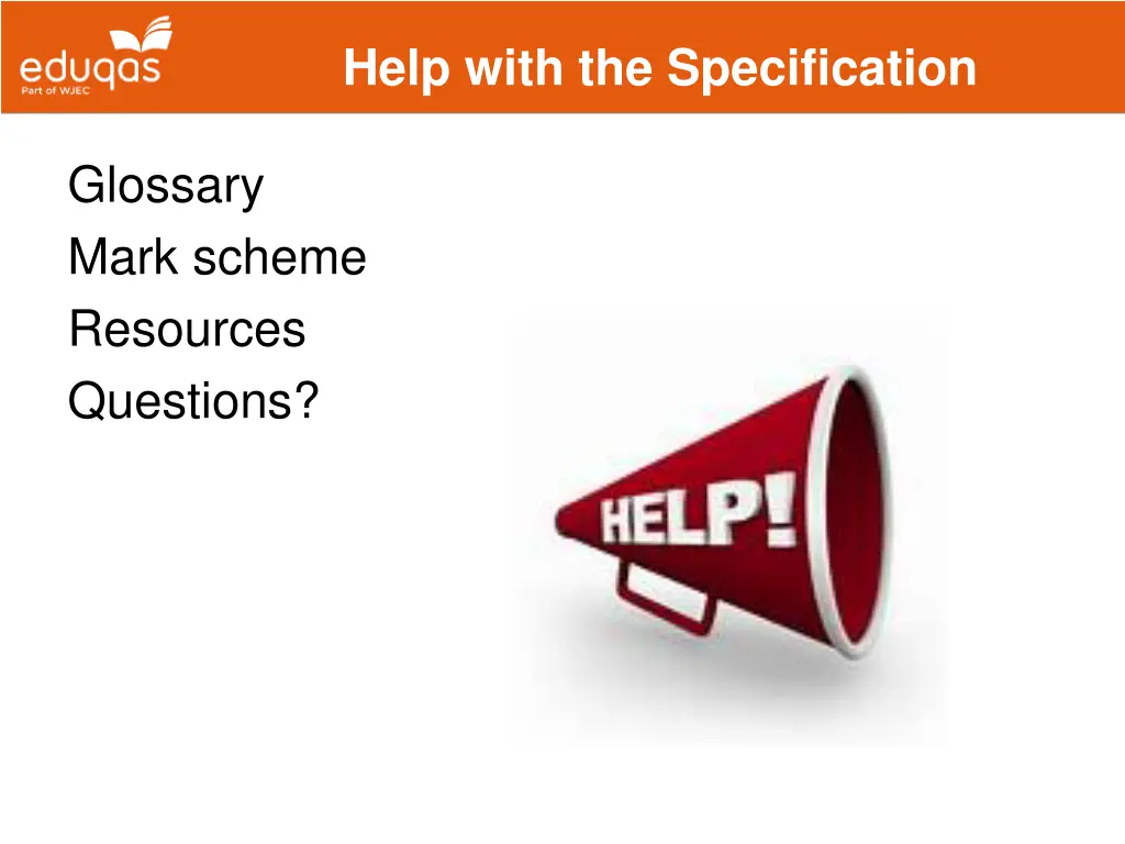 help with the specification 1