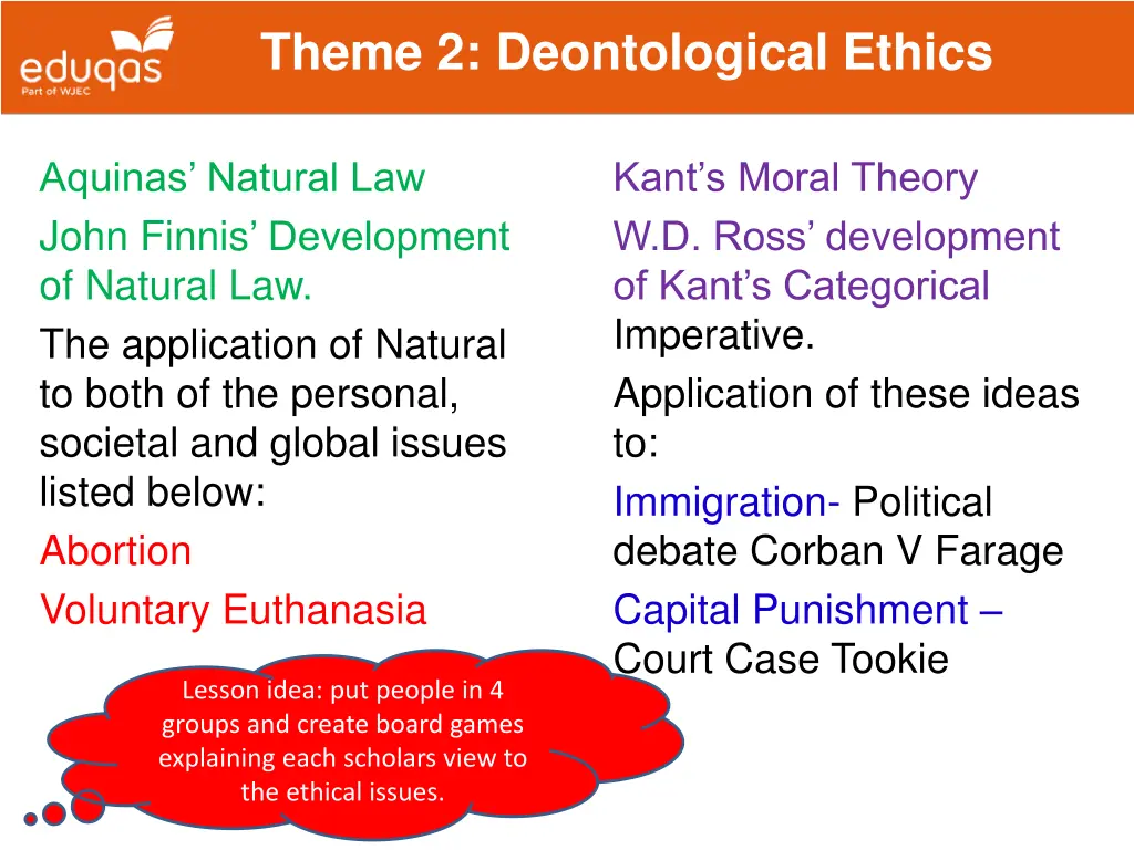 theme 2 deontological ethics