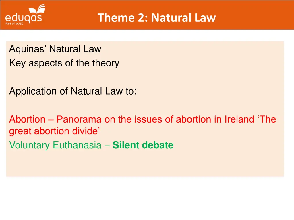 theme 2 natural law