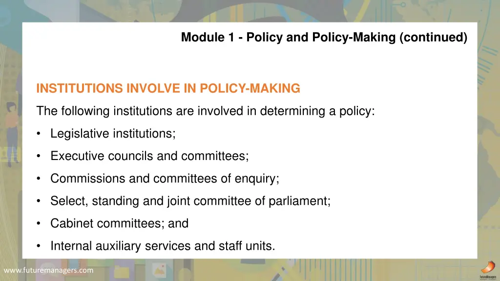 module 1 policy and policy making continued 4