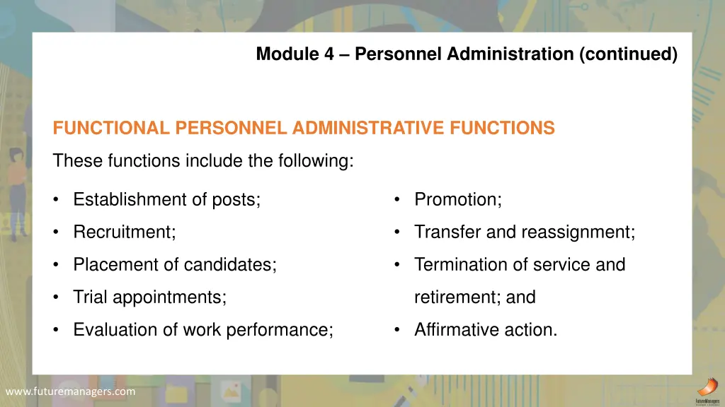 module 4 personnel administration continued 3