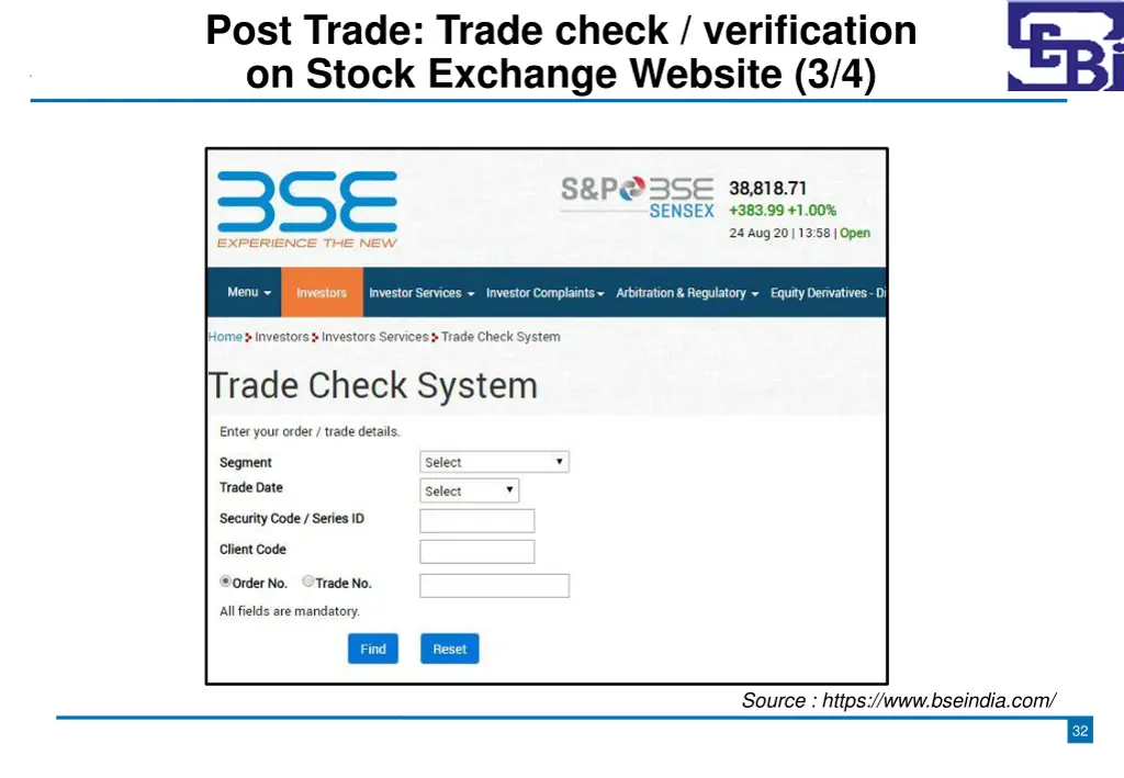 post trade trade check verification on stock 2