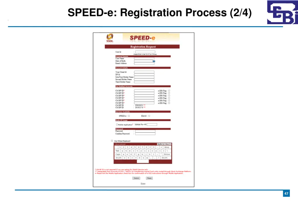 speed e registration process 2 4