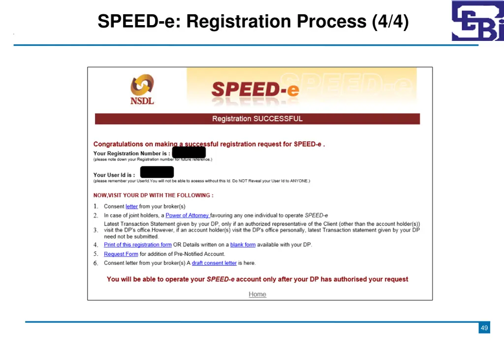 speed e registration process 4 4