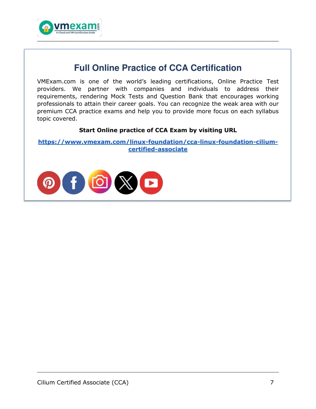 full online practice of cca certification