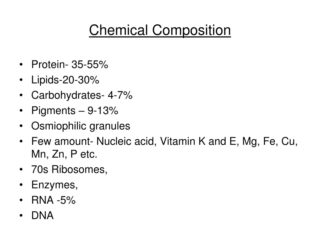 chemical composition