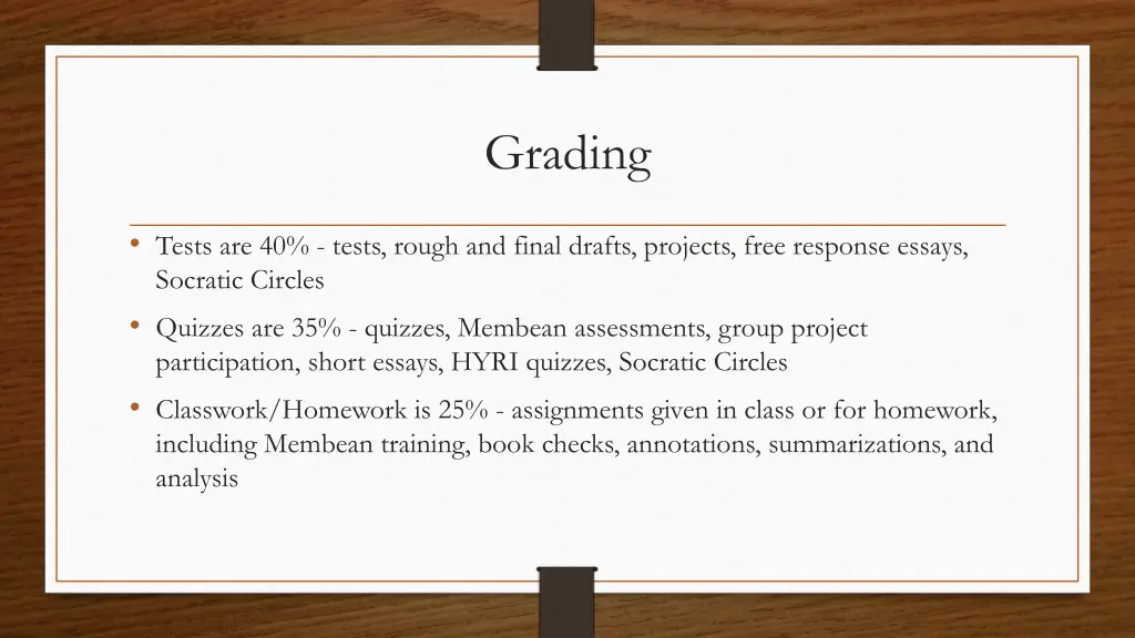 grading