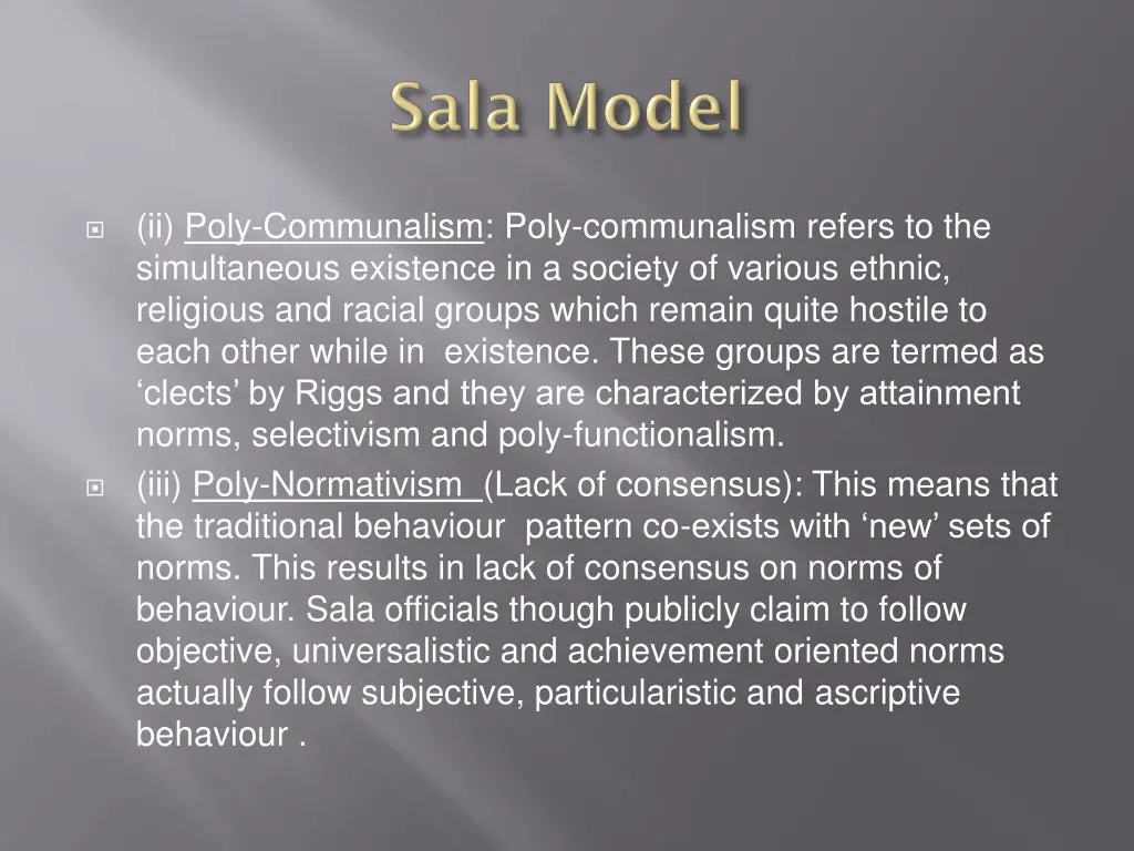 ii poly communalism poly communalism refers