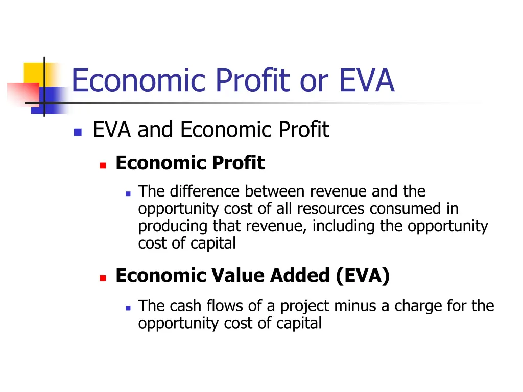 economic profit or eva