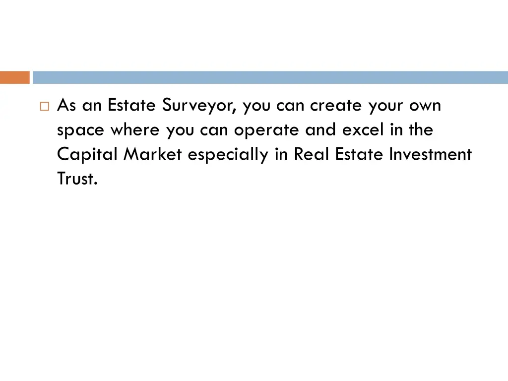 as an estate surveyor you can create your