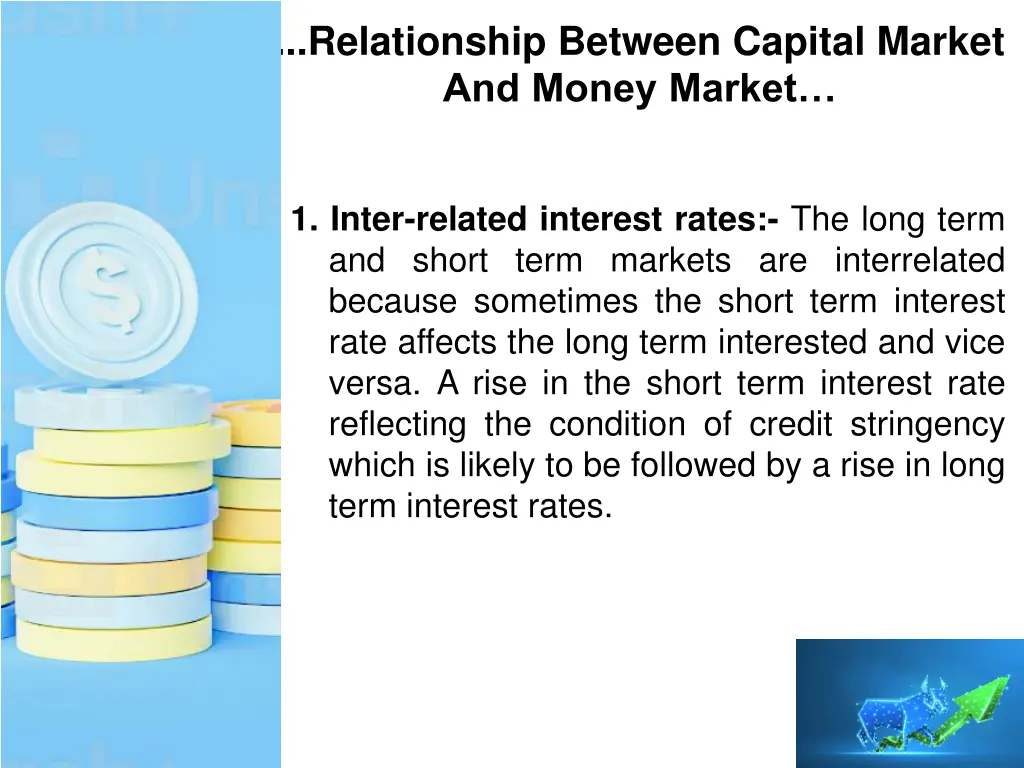 relationship between capital market and money 1