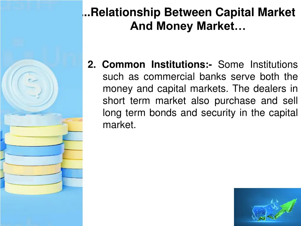 relationship between capital market and money 2