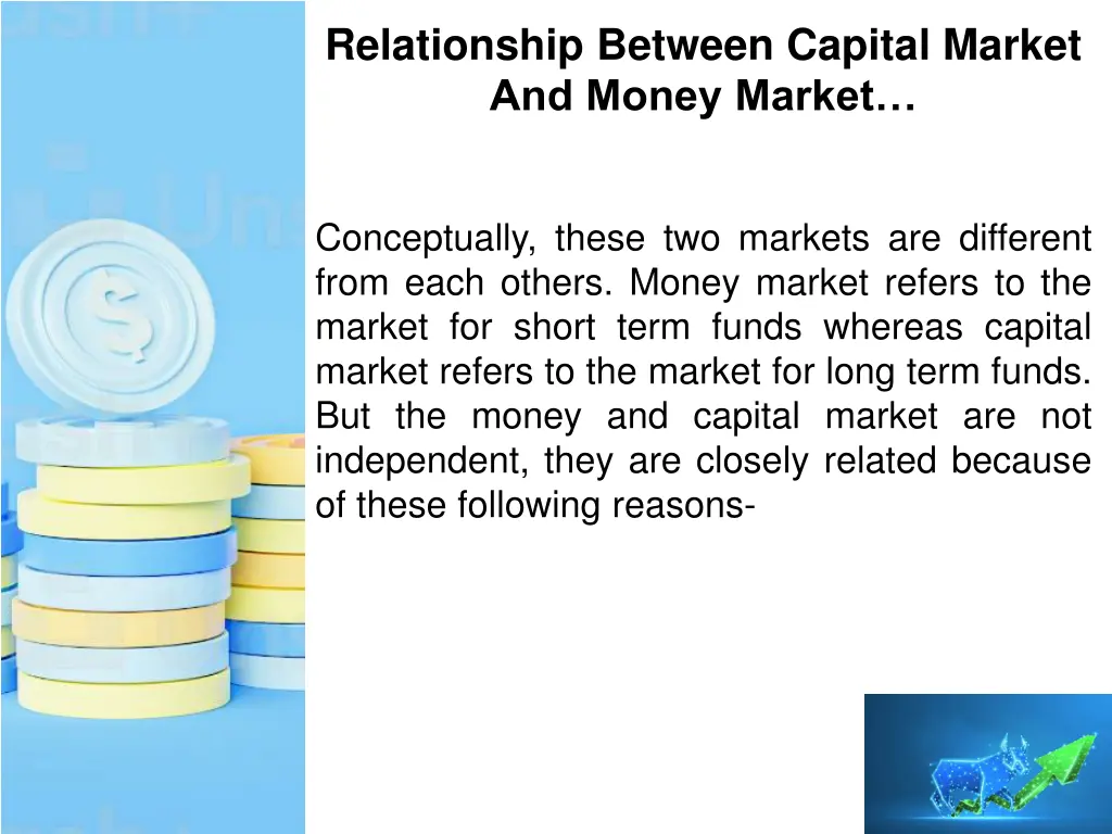 relationship between capital market and money