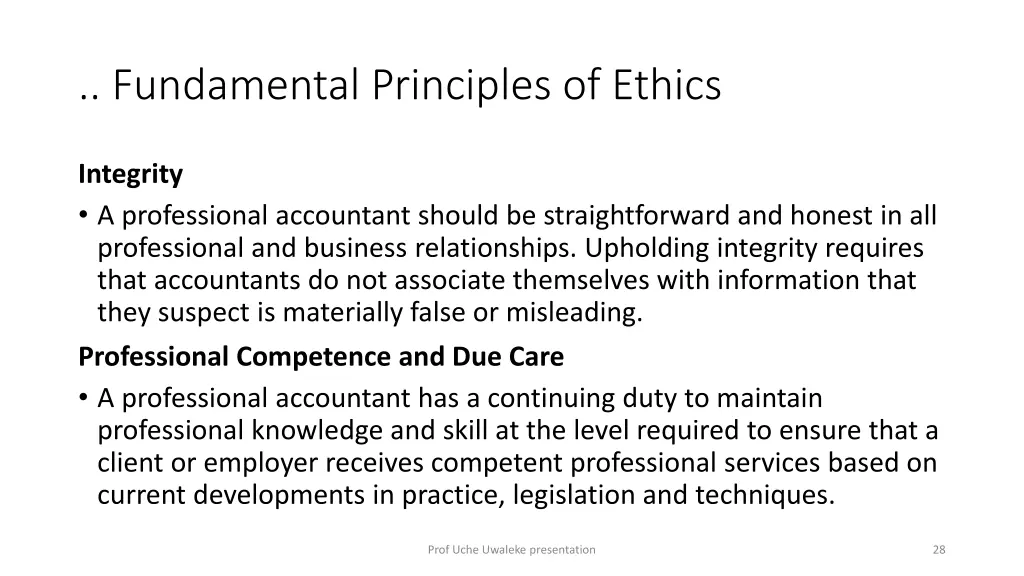 fundamental principles of ethics 1