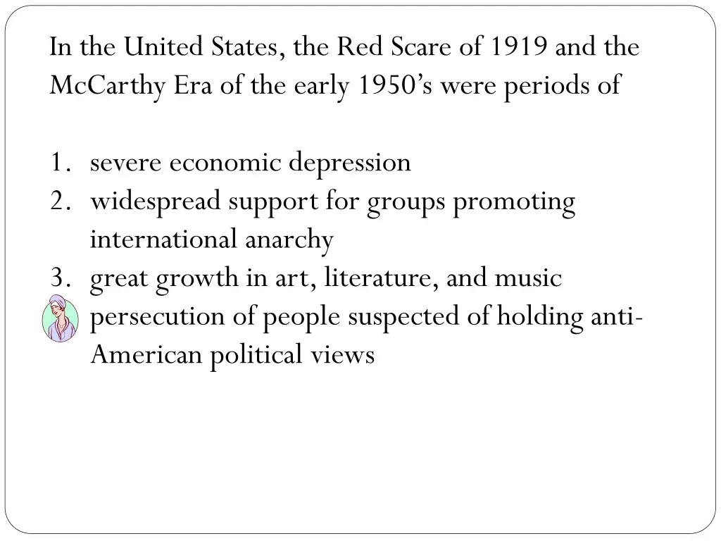 in the united states the red scare of 1919