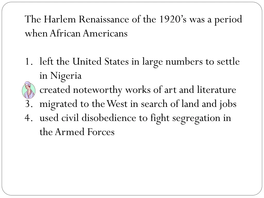 the harlem renaissance of the 1920 s was a period