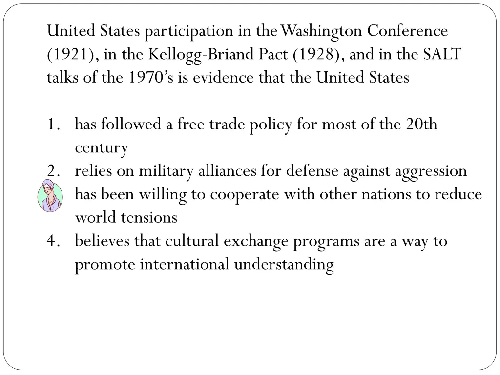 united states participation in the washington