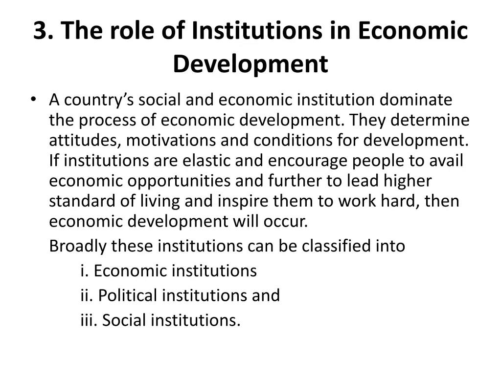 3 the role of institutions in economic