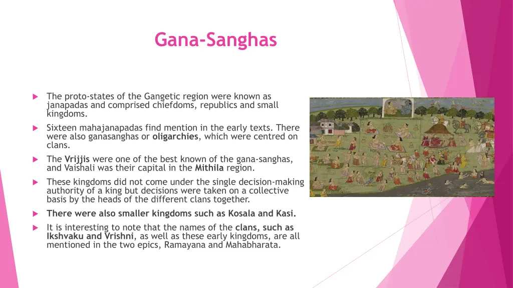 gana sanghas