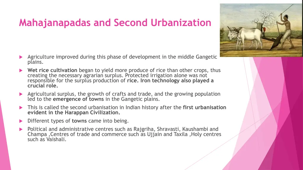 mahajanapadas and second urbanization