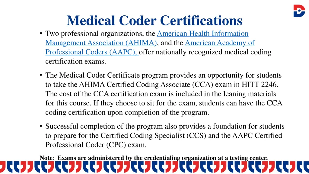 medical coder certifications two professional