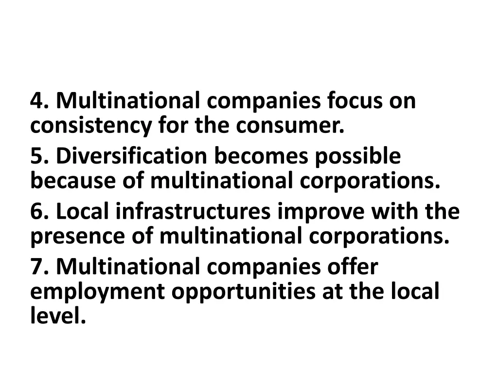 4 multinational companies focus on consistency