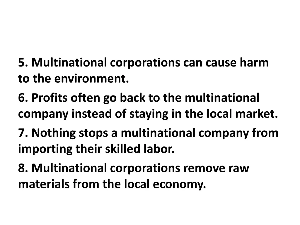 5 multinational corporations can cause harm