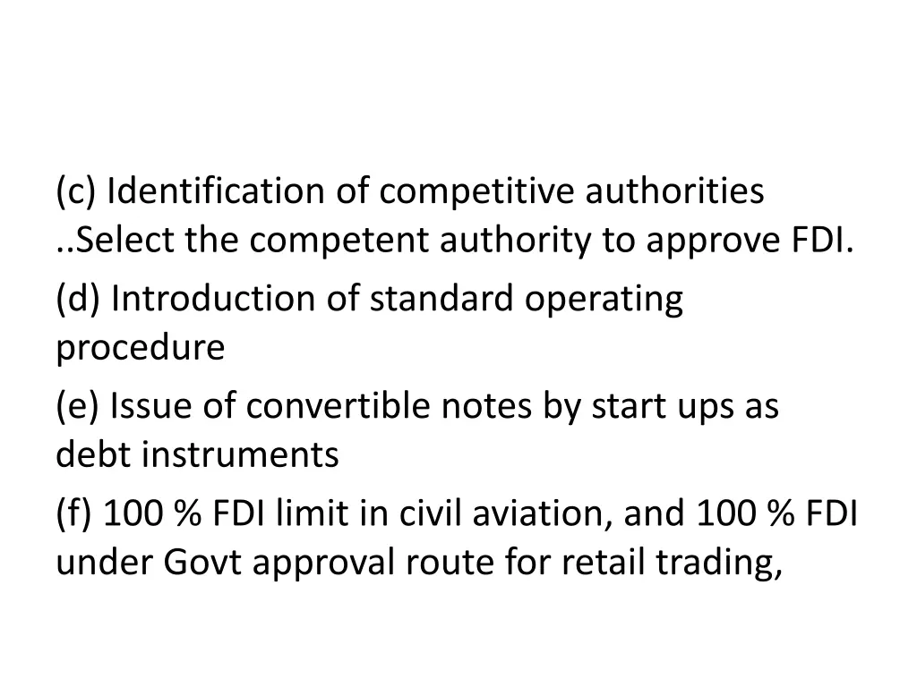 c identification of competitive authorities