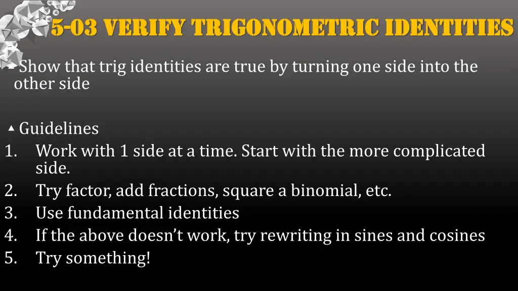 5 5 03 verify trigonometric identities 03 verify