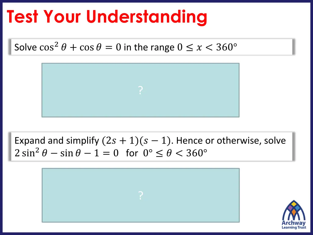 test your understanding 1