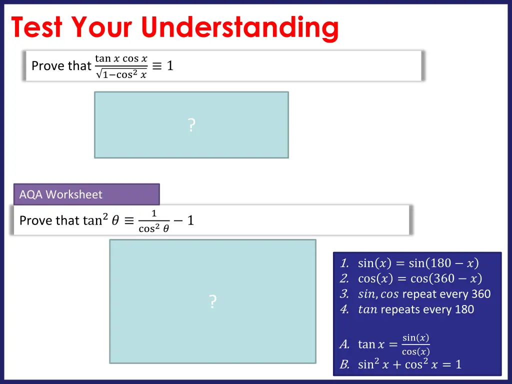 test your understanding 2