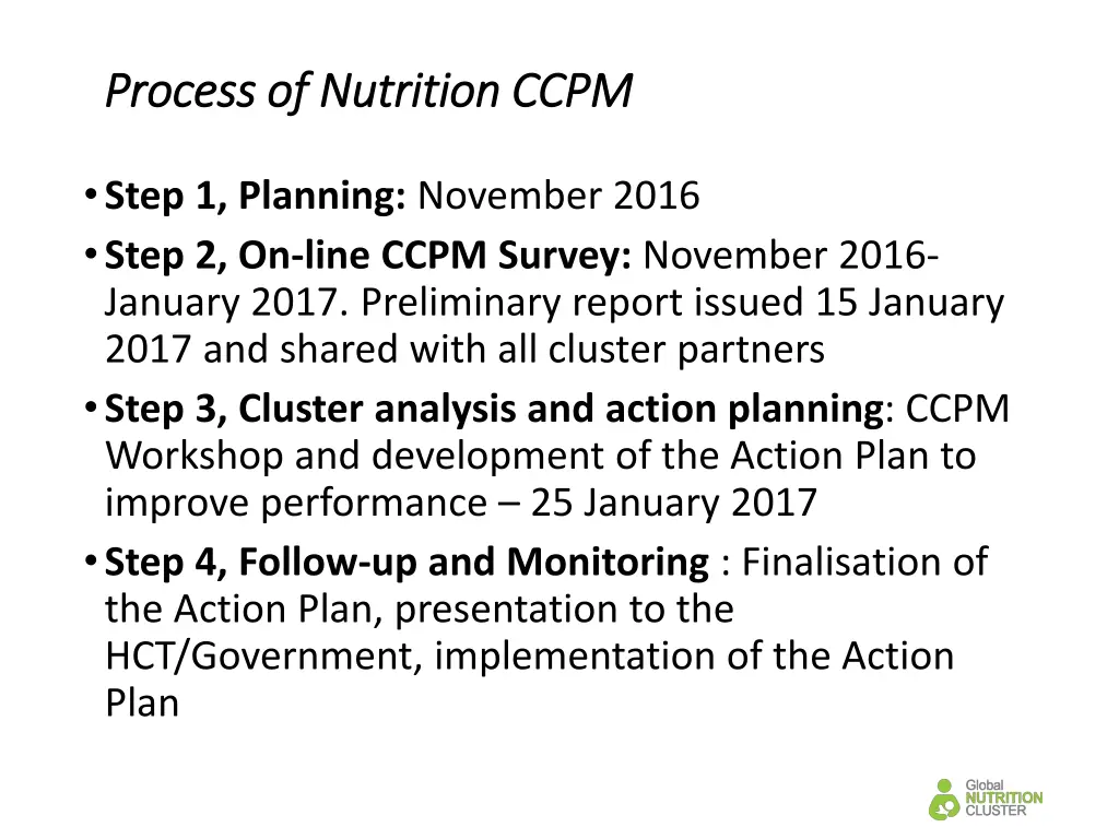 process of nutrition ccpm process of nutrition