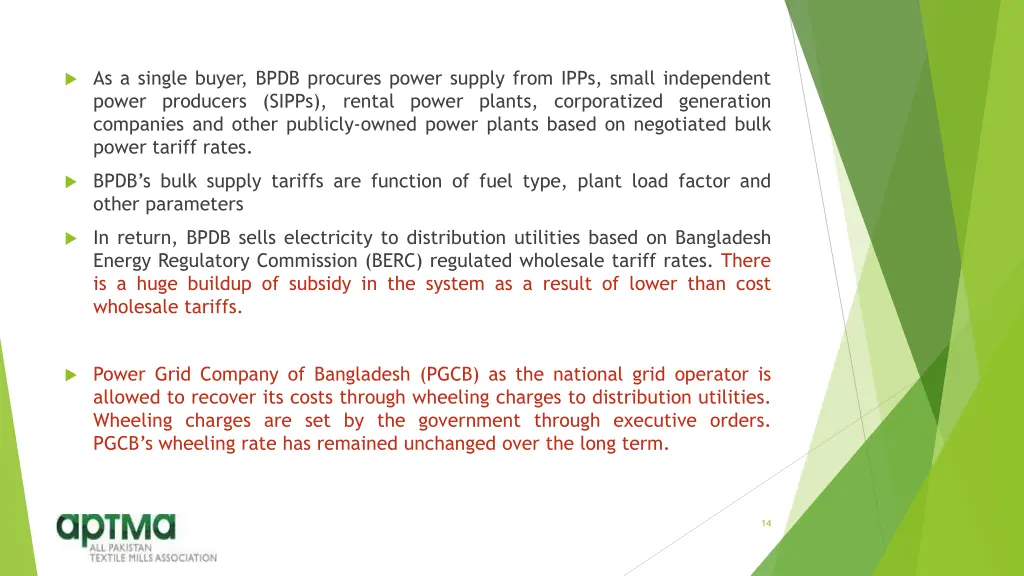 as a single buyer bpdb procures power supply from