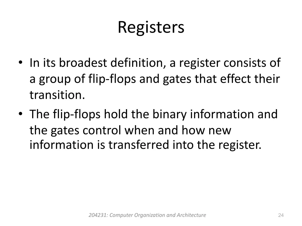 registers