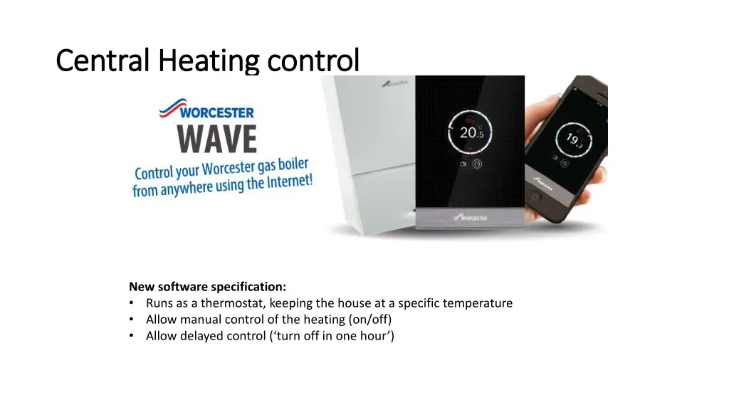 central heating control central heating control