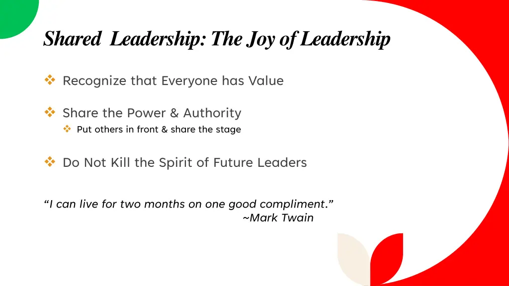 shared leadership the joy of leadership 1