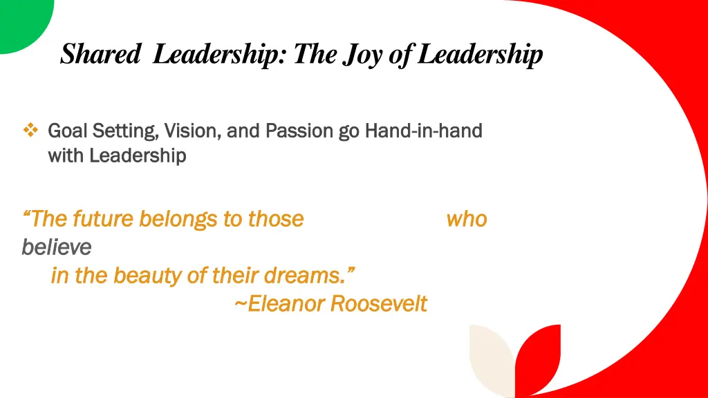 shared leadership the joy of leadership 5