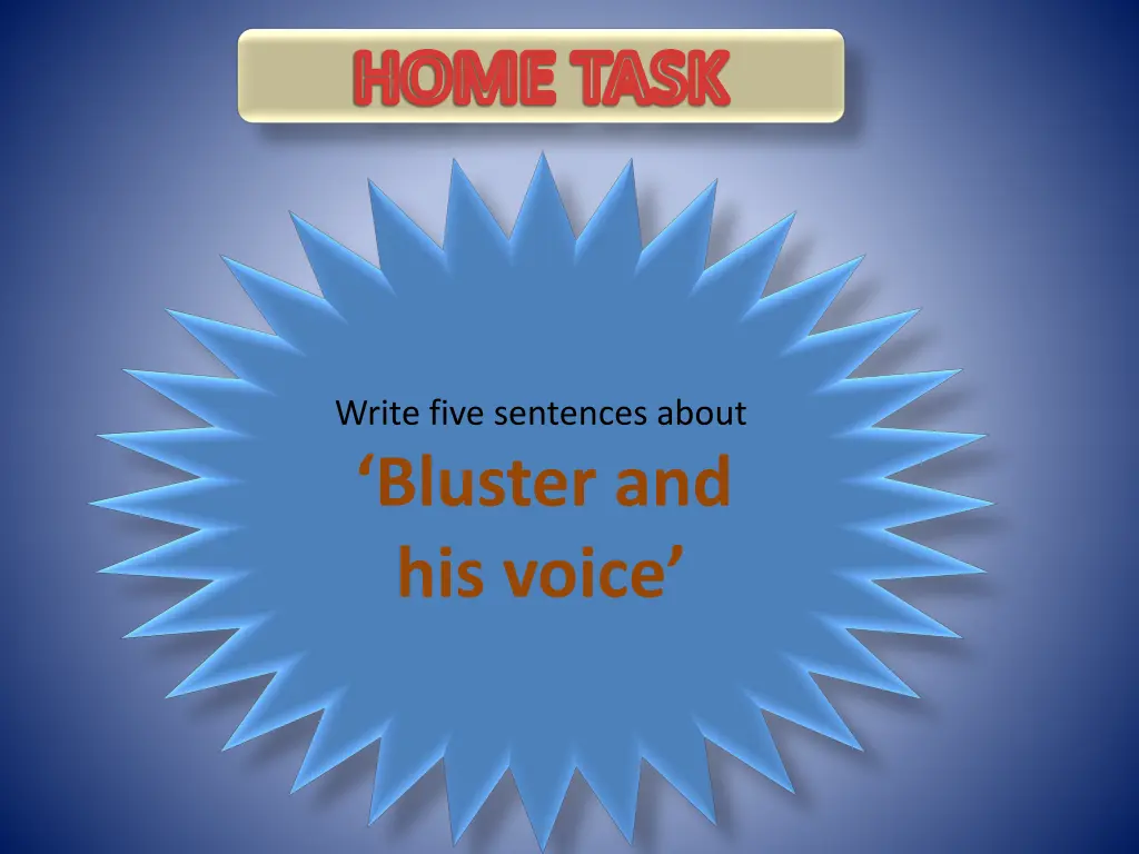 home task