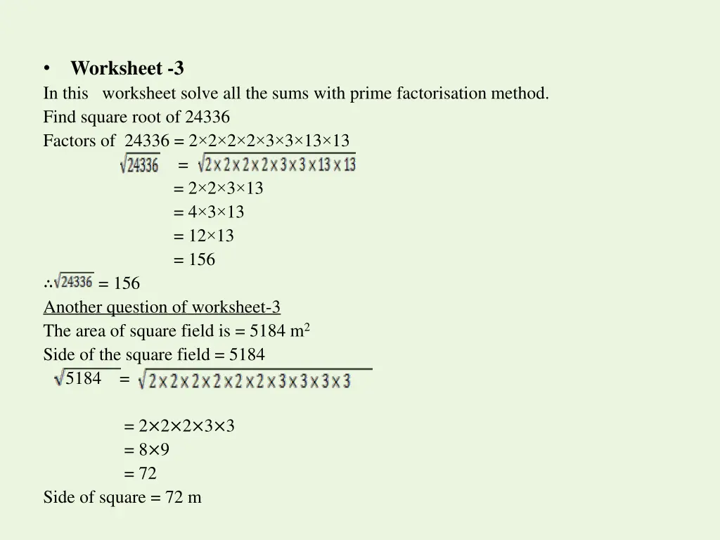 worksheet 3