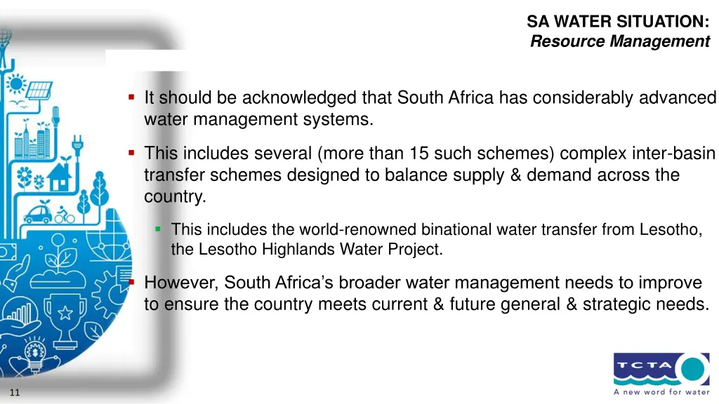 sa water situation resource management