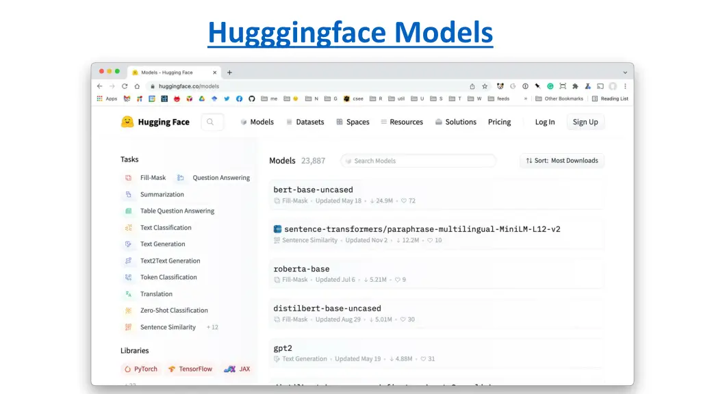 hugggingface models