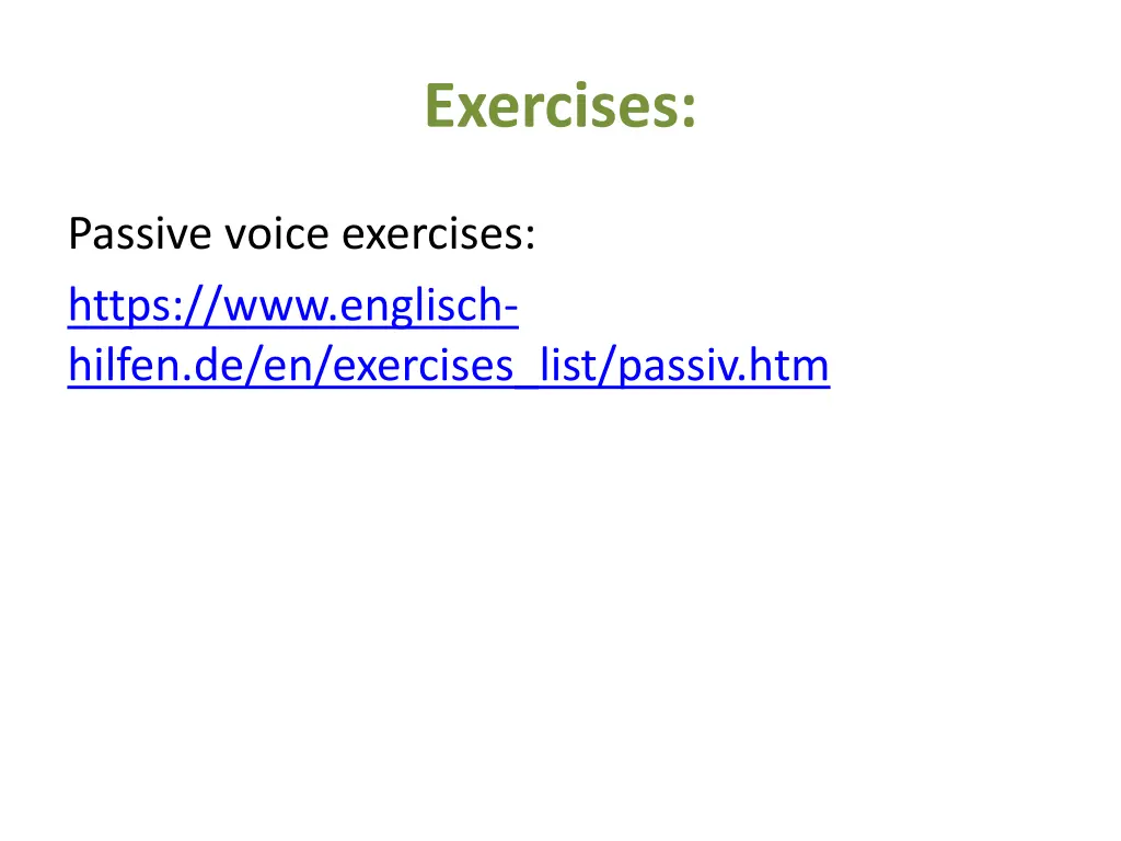 exercises