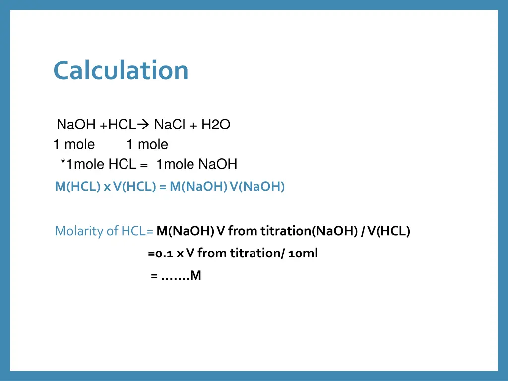 calculation 1