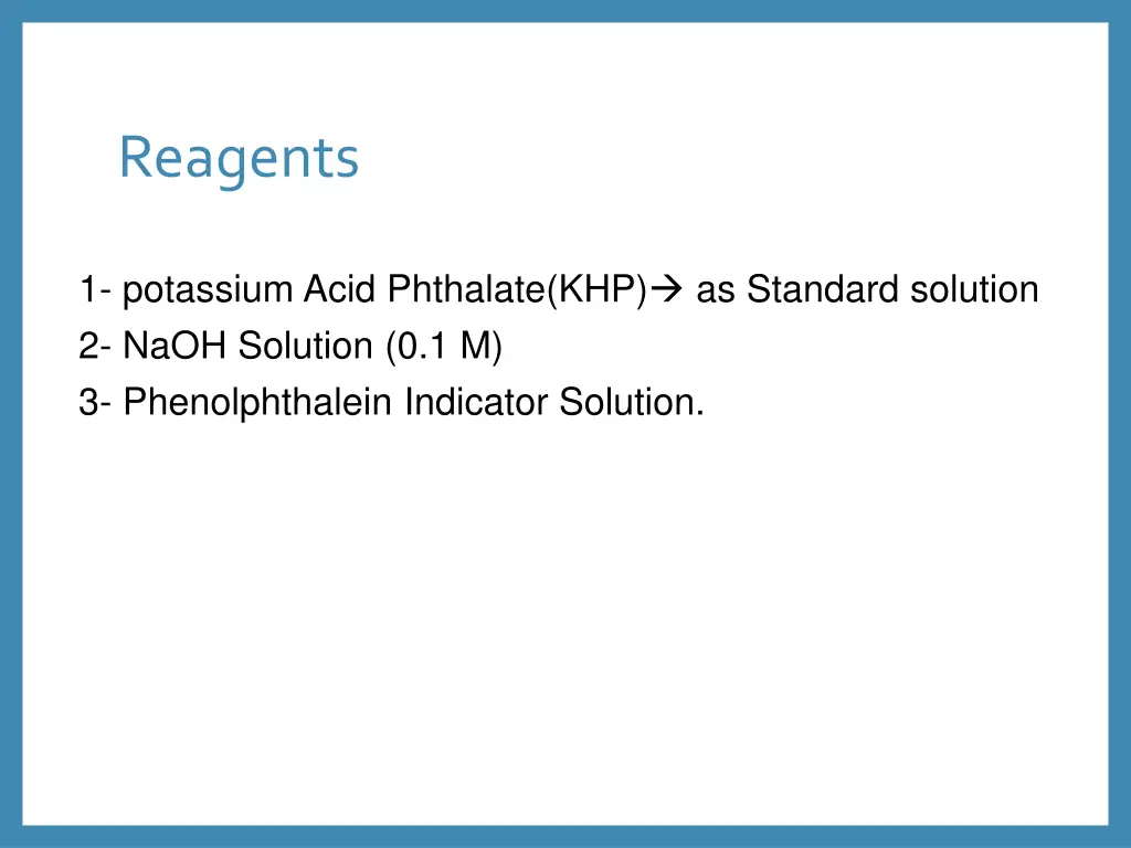 reagents