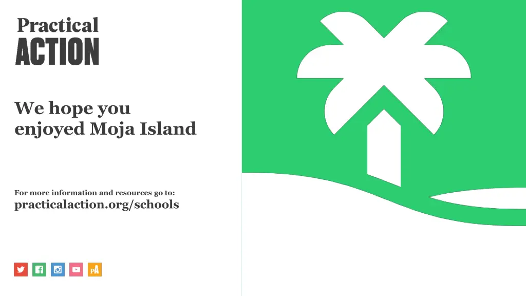 we hope you enjoyed moja island