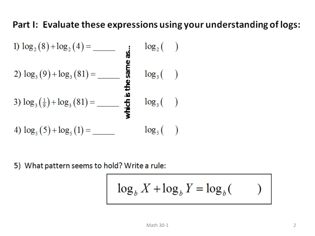 math 30 1