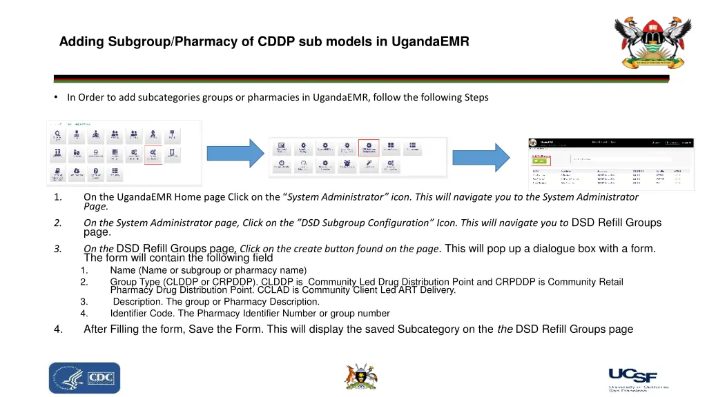 adding subgroup pharmacy of cddp sub models