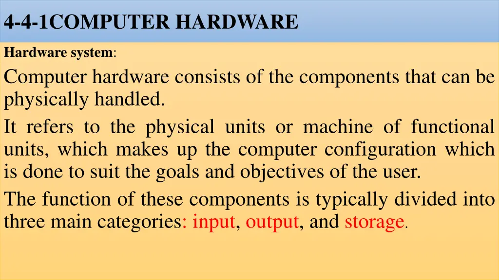 4 4 1computer hardware